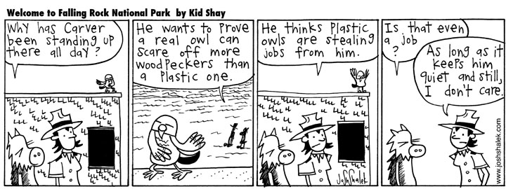 Falling Rock Cartoon